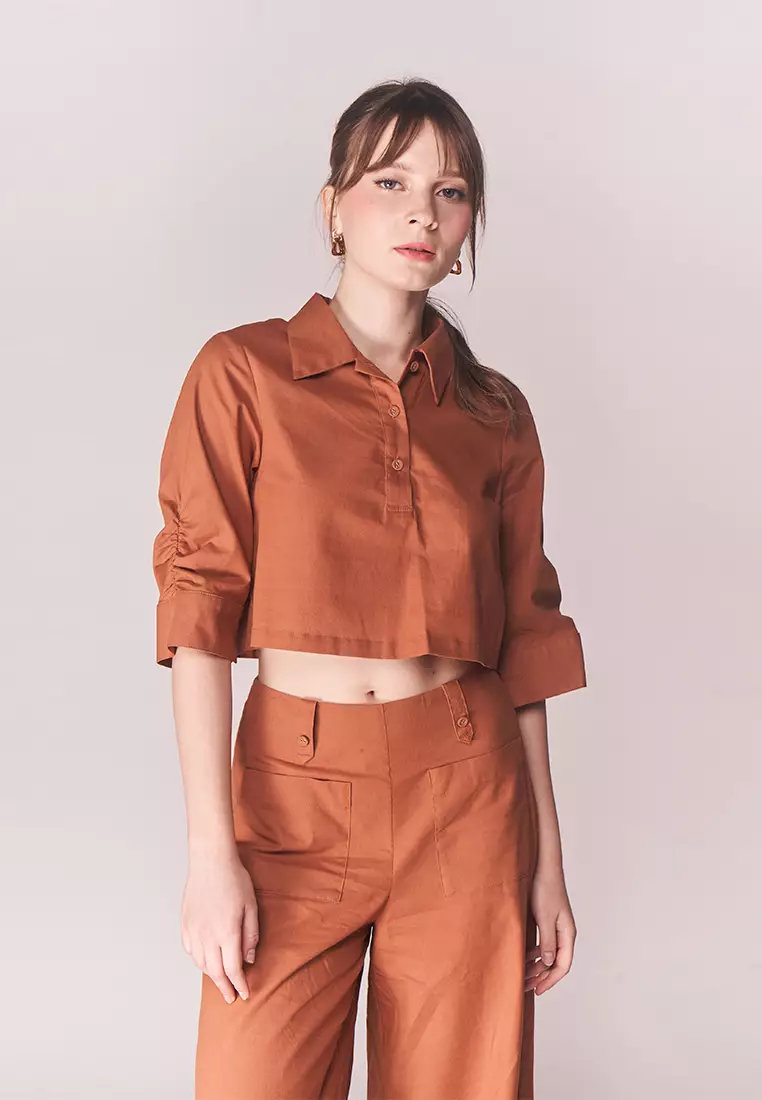 Solstice Bigonia Quarter Sleeve Top