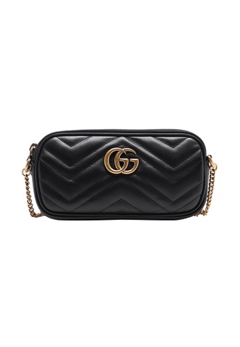 Buy Gucci Gucci Gg Marmont Mini Crossbody Bag In Black Online