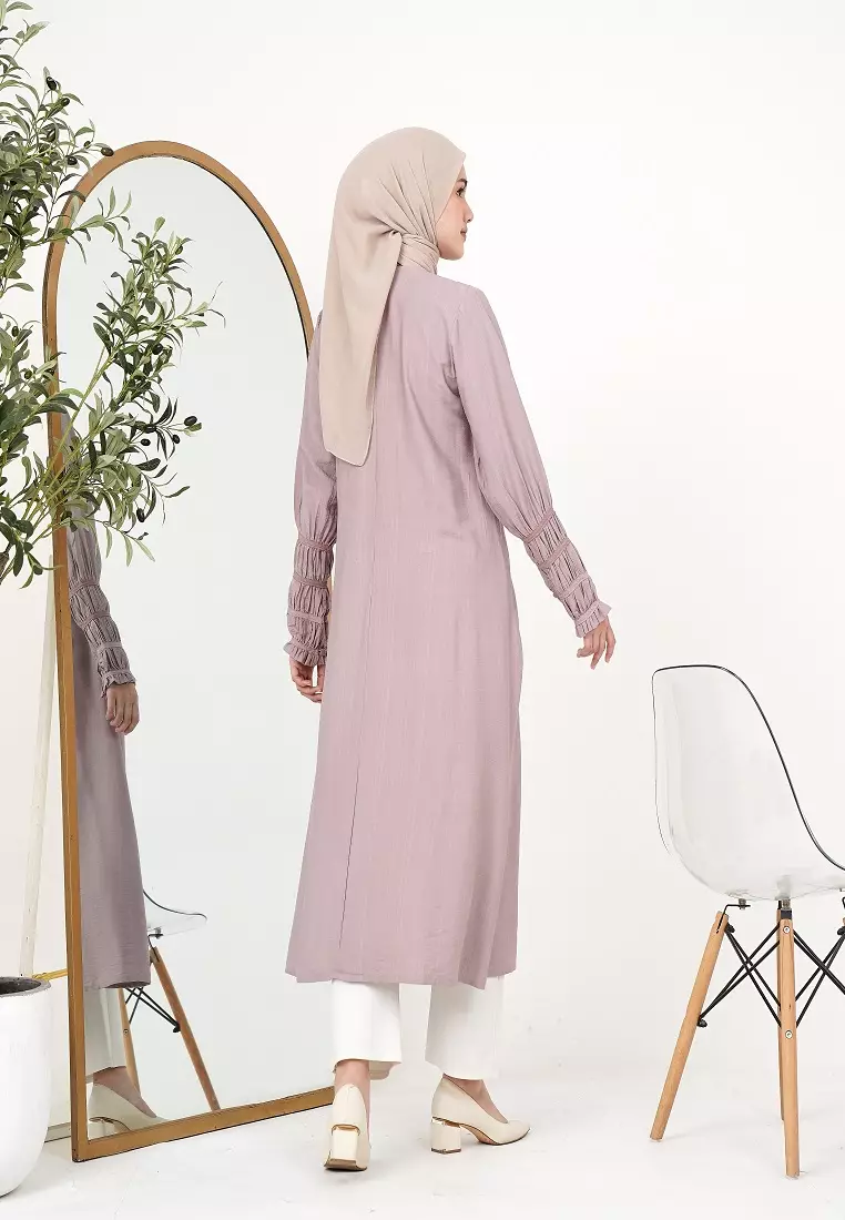 Anaya Midi Dress Light Brown