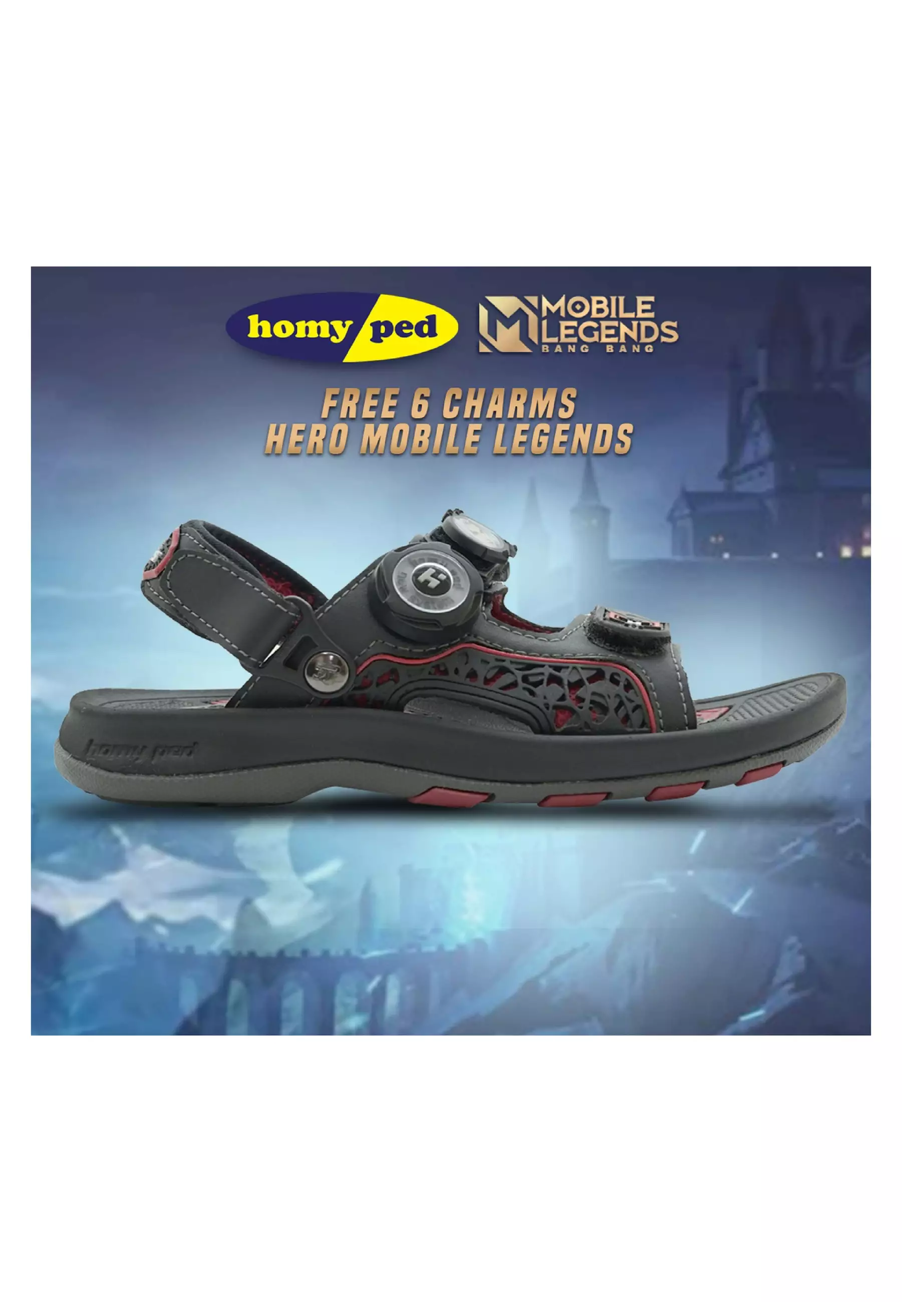 Homyped Anak Sandal Gunung-Mythic01-Hitam
