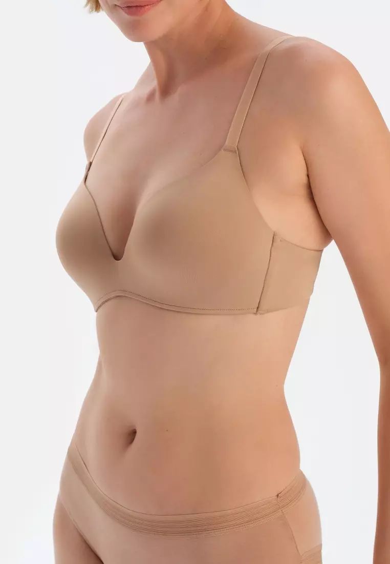 Tan Soft Bra, Non-Padded, Non-wired, Underwear for Women