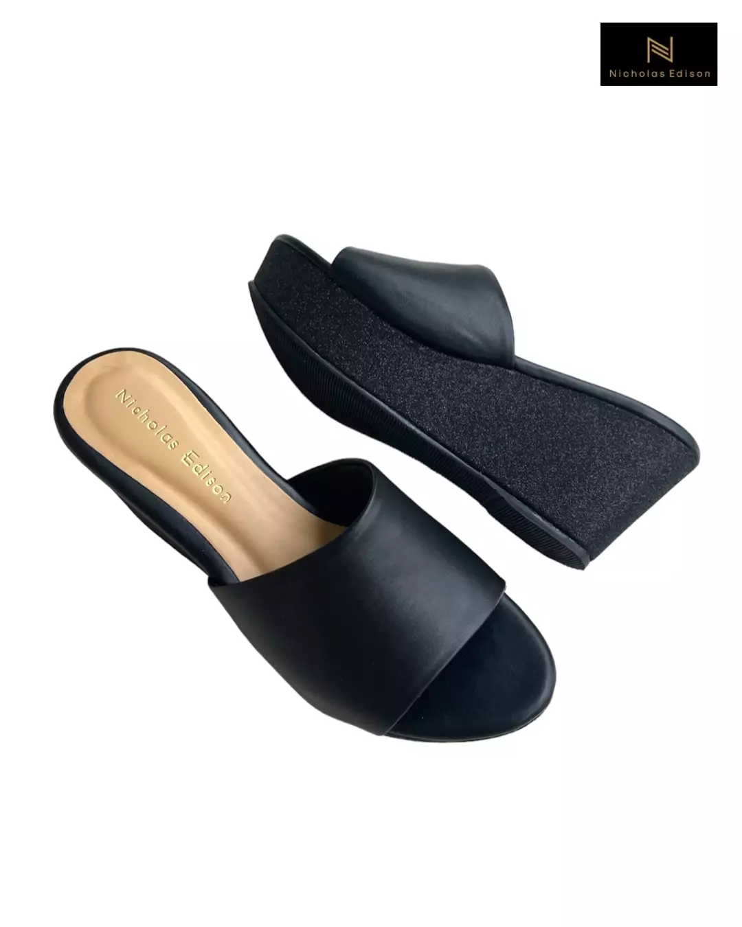 Nicholas Edison Wedge Anika Black