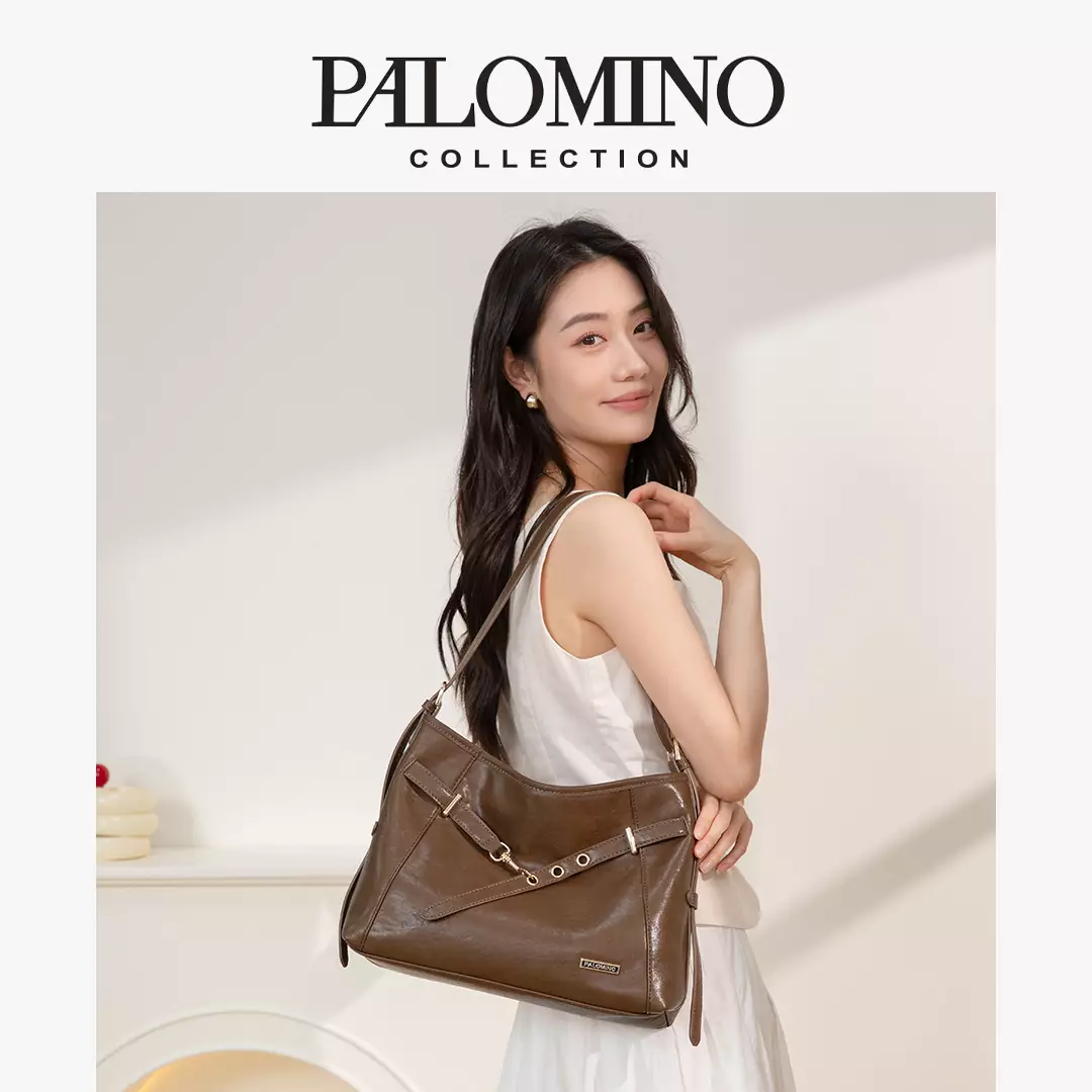 Palomino Feriska Shoulderbag Wanita Warna Maroon