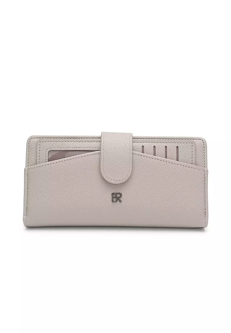 Buy Bethany Roma Bethany Roma Long Button Purse Wallet - Grey 21BR18 ...