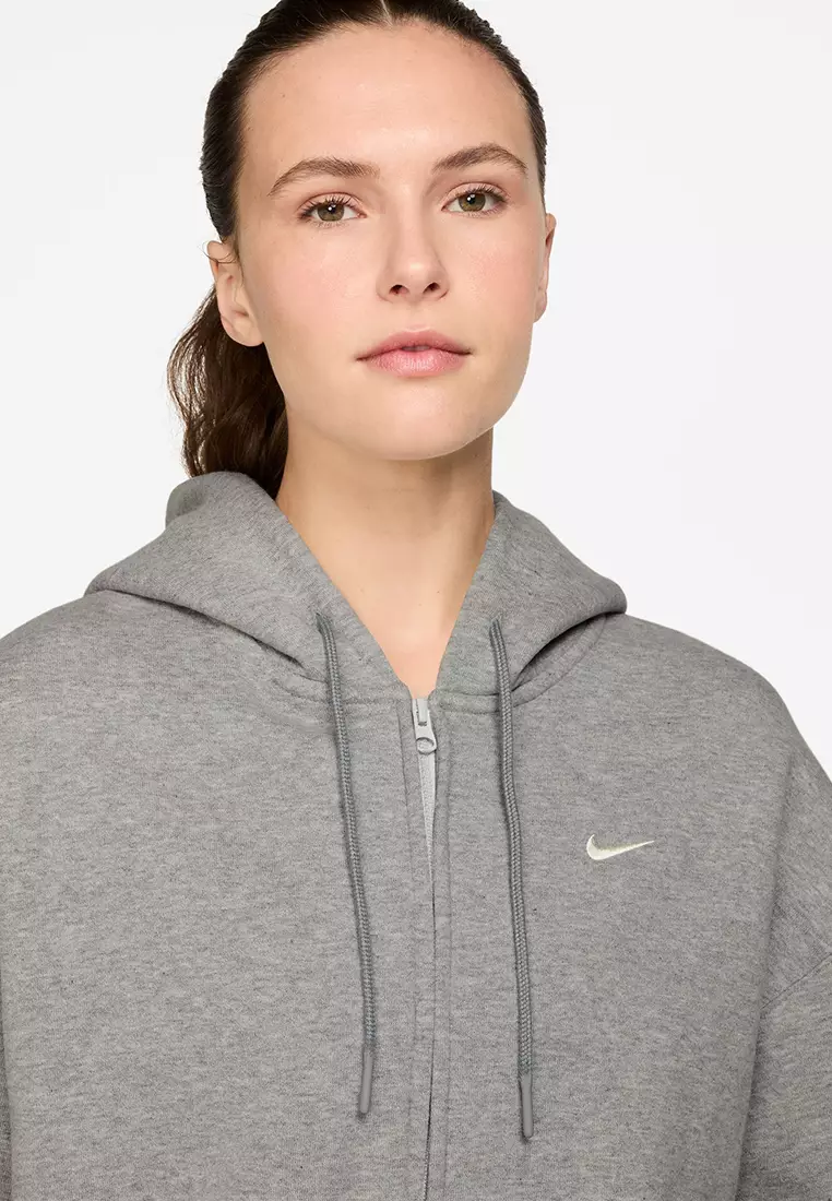 Studio Fleece Medium Weight Oversized Full-Zip Hoodie