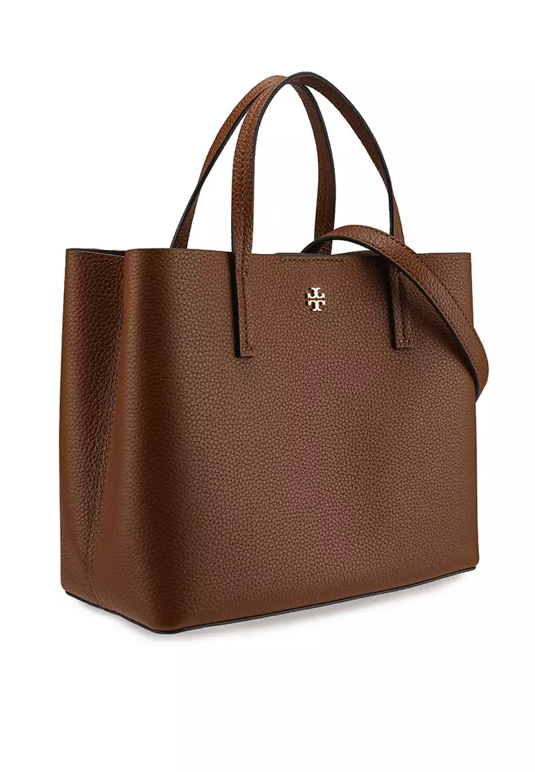 Tory burch brown tote bag sale