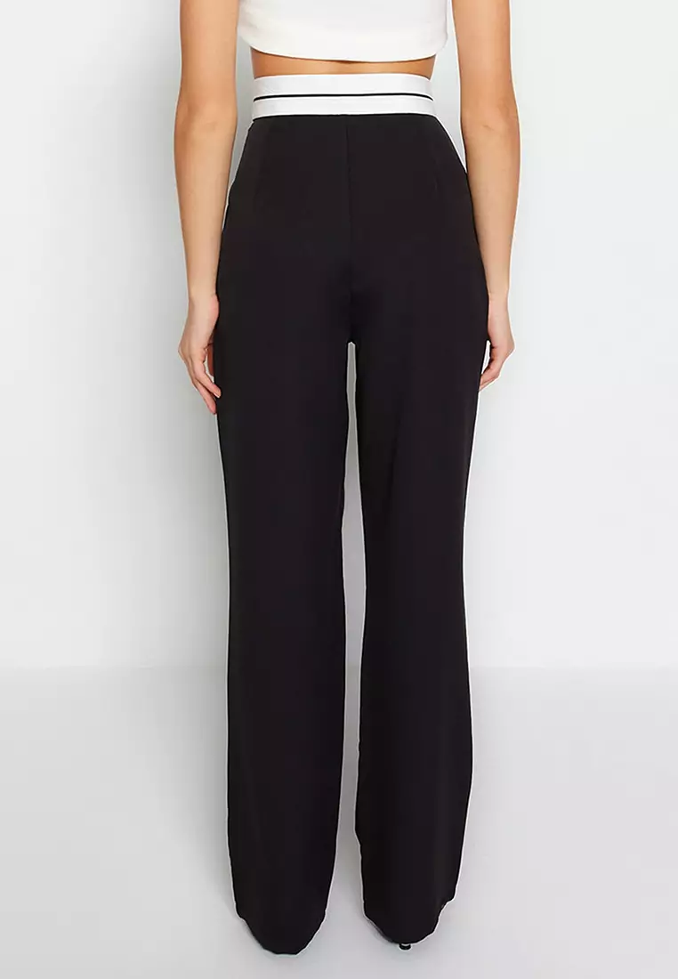 Black Bottoms for Women – Buy Black Pants or Trousers for Girls Online –  FabAlley