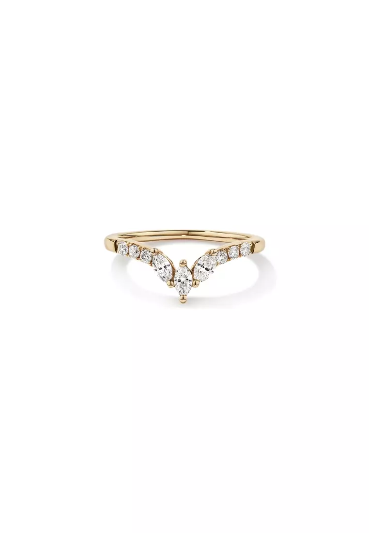 Michael hill rings deals gold