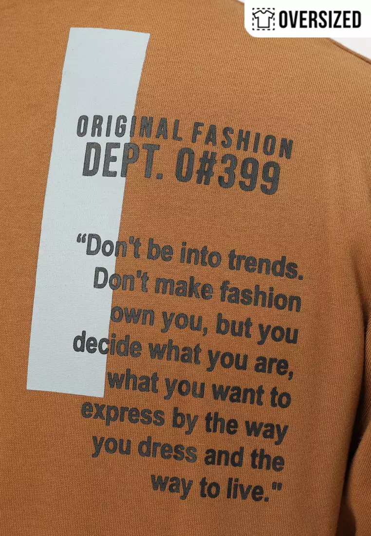 NX T-Shirt Cotton Combed Tebal Oversized Pria 2079370491