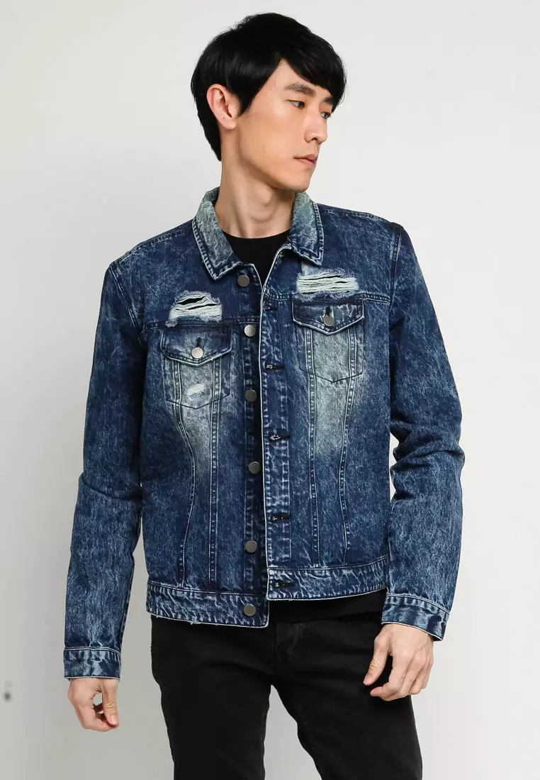 Thin denim deals jacket mens