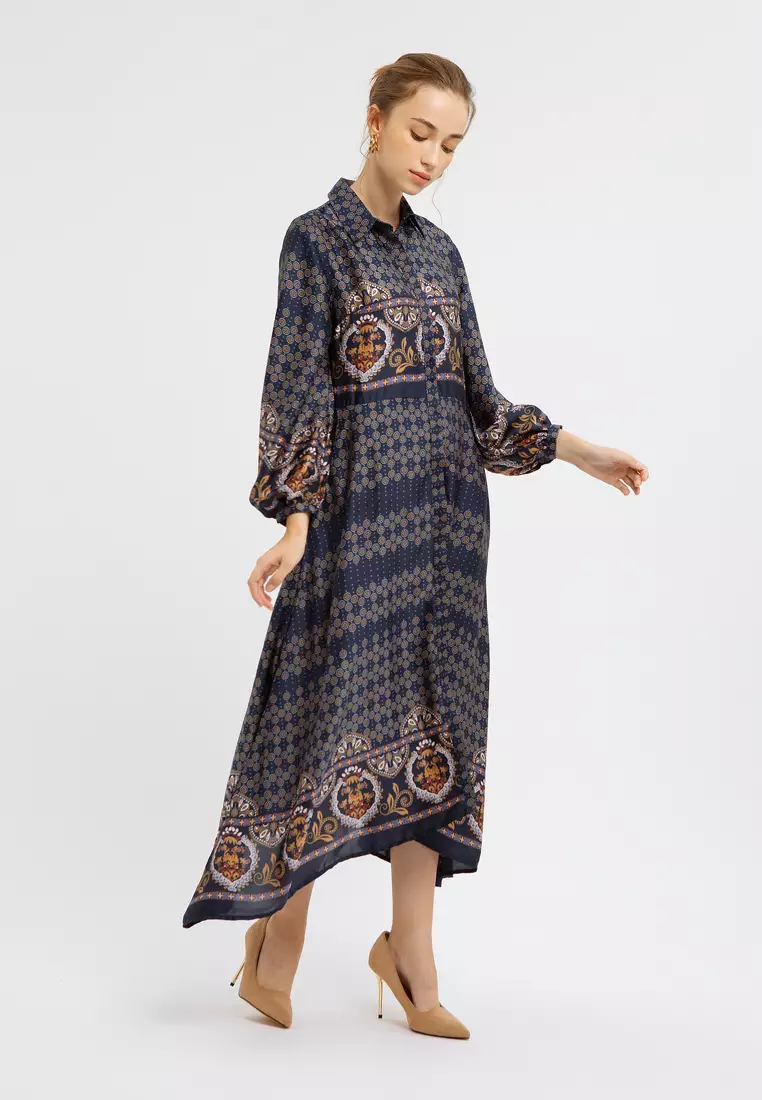 Minimal Gamis Rayana Navy