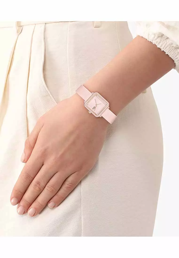 12.12 Flow Women's Watch Pink Silicone Strap - Pink Dial 2001388