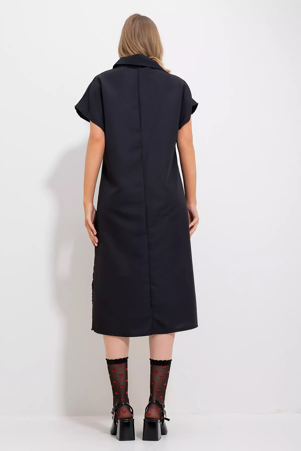 Slit Midi Dress