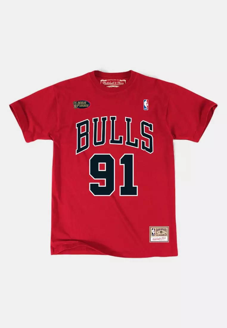 #91 Dennis Rodman Chicago Bulls - Player Name & Number Tee