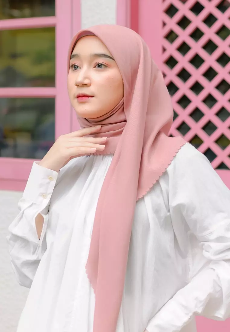 Haraa Voal Peach Pearl