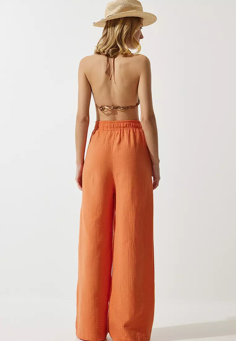 Muslin Palazzo Pants