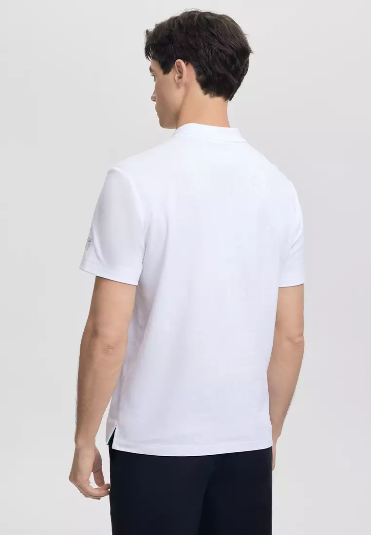 MEN'S ALL-OVER K-SWISS LOGO POLO SHIRT