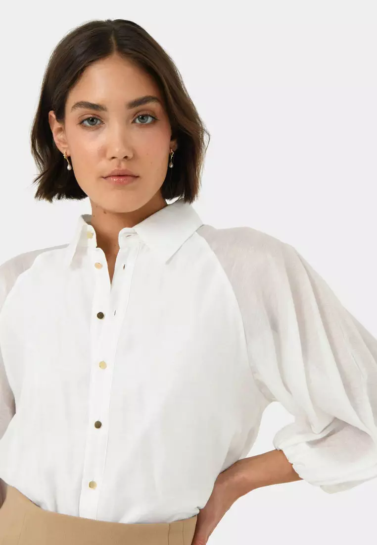 Giulia Gold Button Blouse