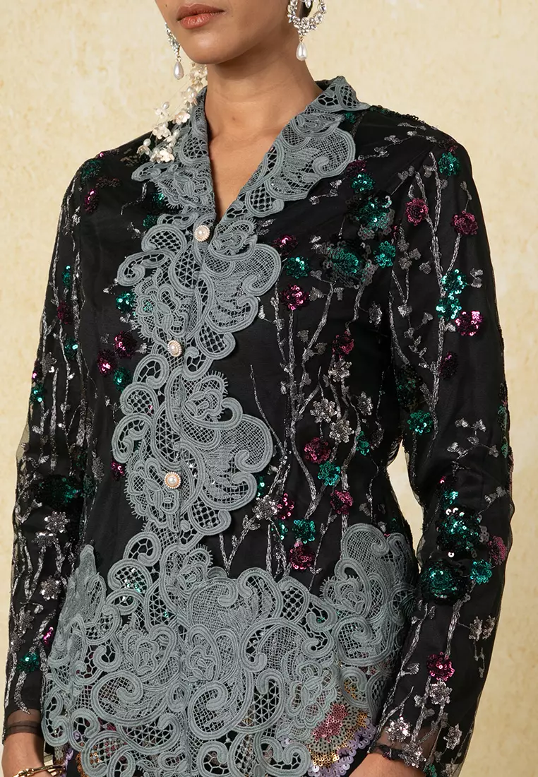 Flora Boxy Sequin Top