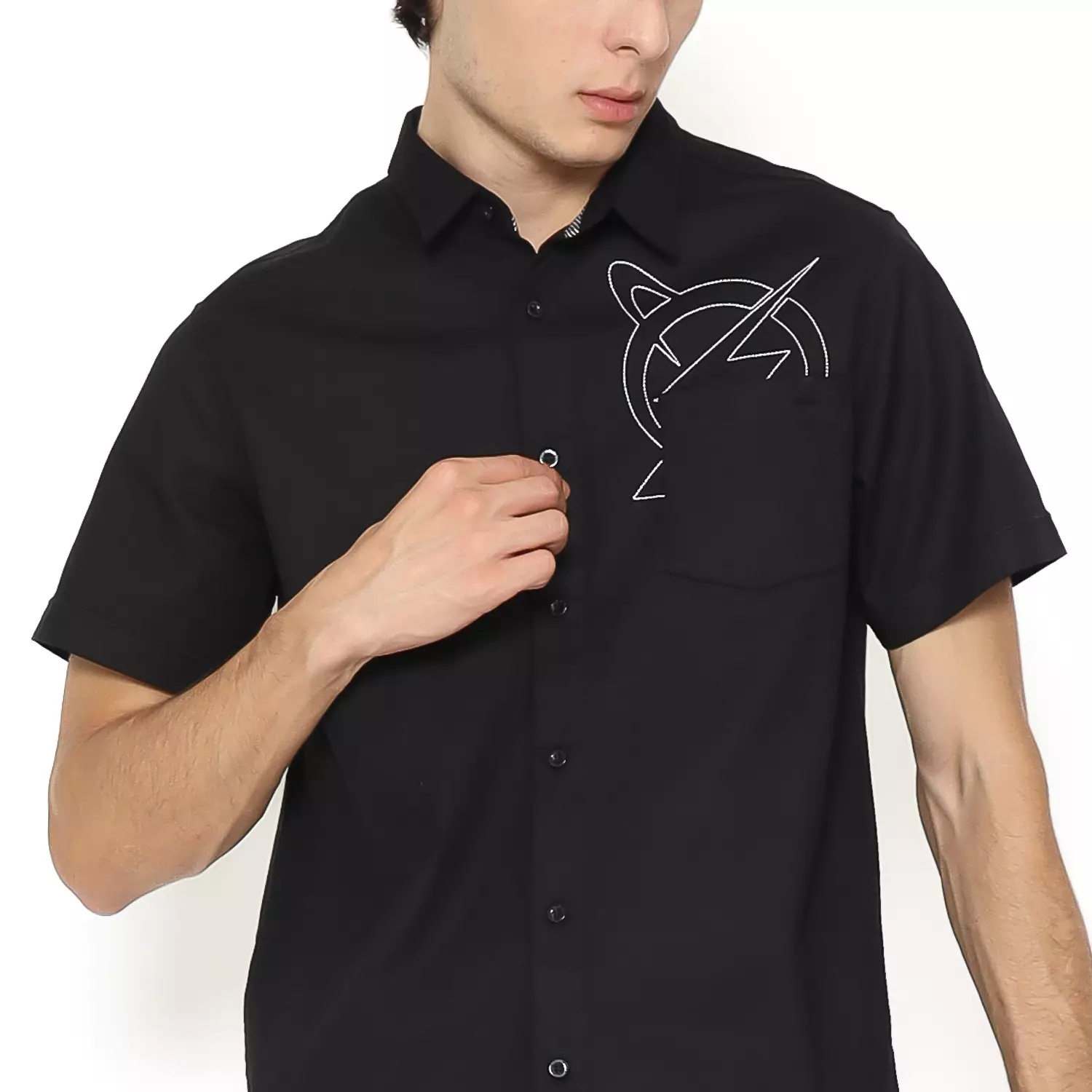 Planet Surf Clothing Kemeja Lengan Pendek Pria Brynlee Planet Surf