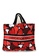 EGLANTINE black and white and red EGLANTINE® X 2D4O® - "Staycation Bag" Wrinkle Free Canvas Tote Bag 3618CACDA14861GS_3