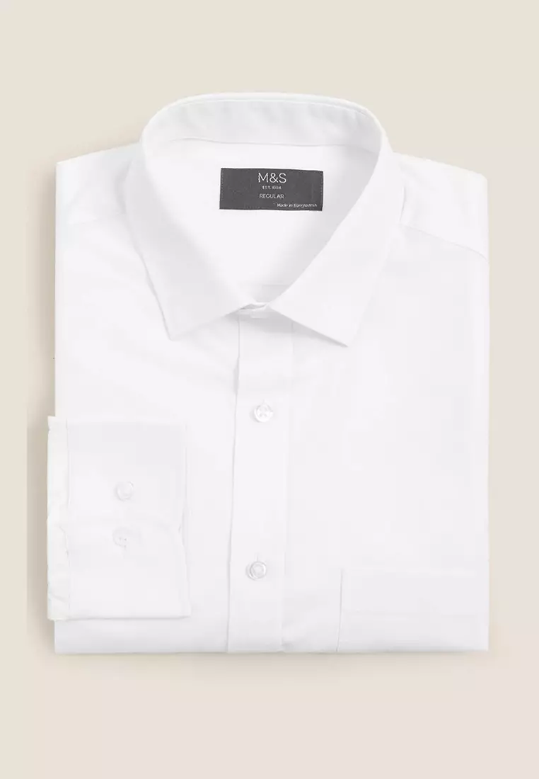 3 Pack Regular Fit Long Sleeve Shirts