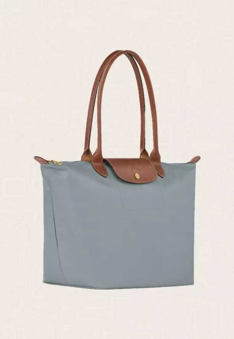 Longchamp Le Pliage Original Tote Bag L Steel
