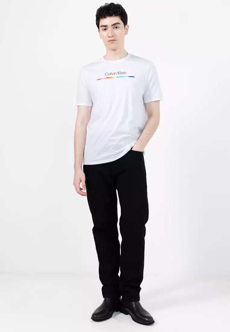 Pride Gradient Logo Crew Neck Tee - Calvin Klein Jeans
