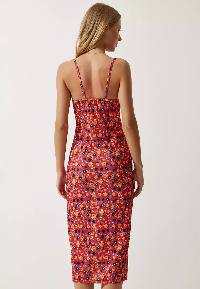 Floral Slit Summer Dress