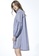 iROO blue Basic Knee Length Shirt Dress 6DD14AAE05989BGS_3