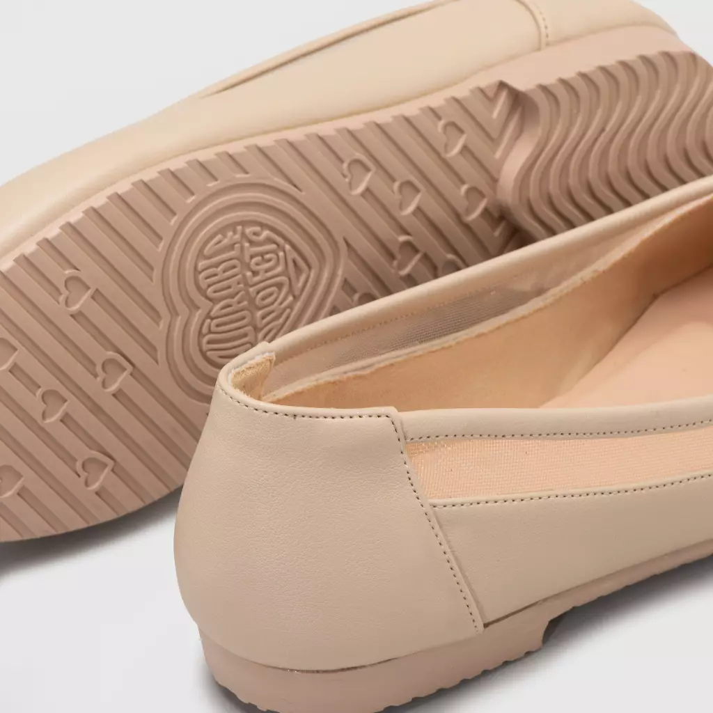Adorableprojects - Hushfire Flat Shoes Cream - Sepatu Wanita