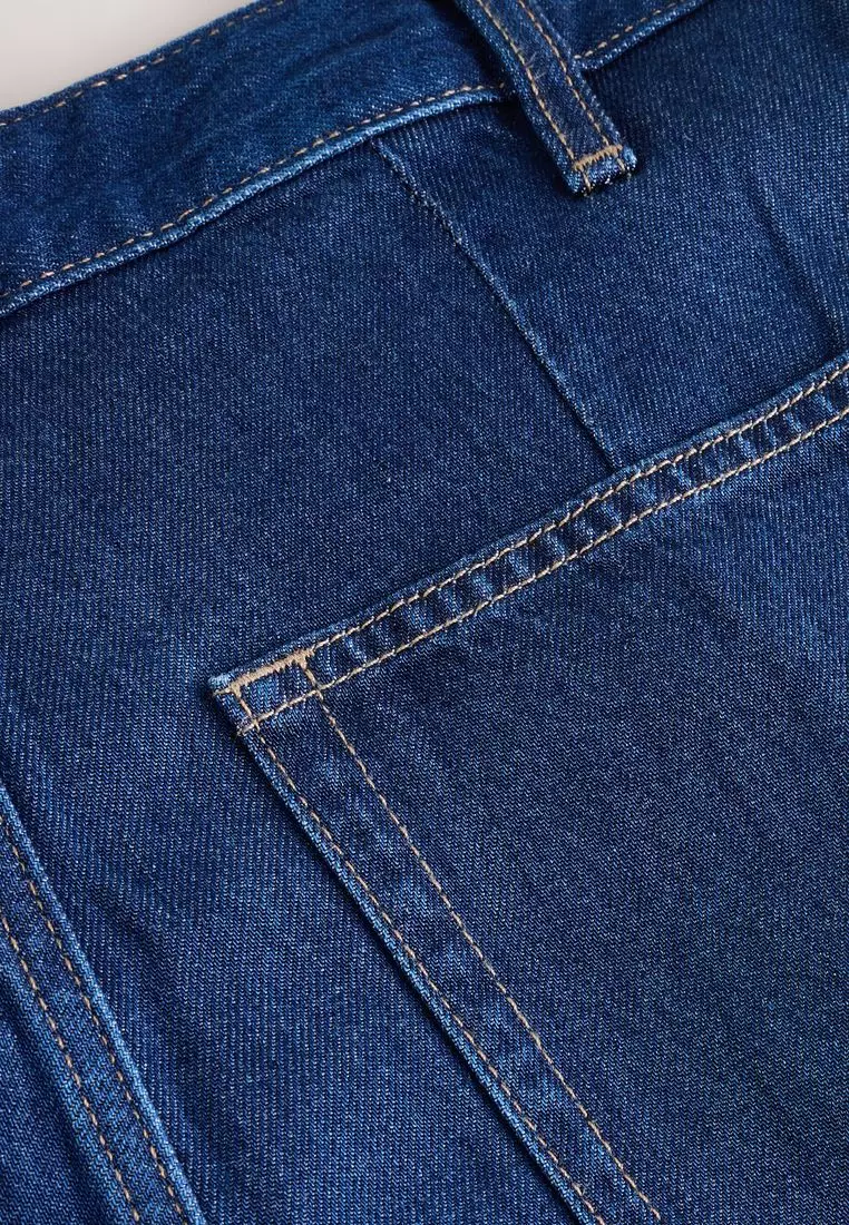 N.Premium High Rise Culotte Jeans
