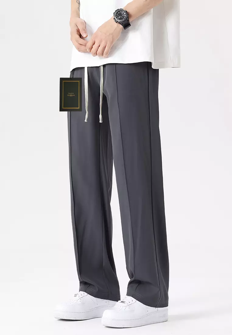 Thin Ice Silk Feeling Straight Pants AC-CK162