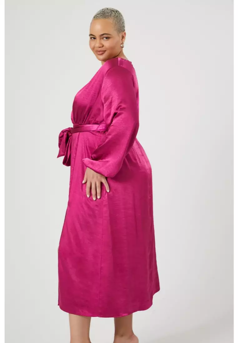 Surplice maxi store dress forever 21