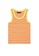 Gen Woo orange Striped Retro Vest 972D1AACC6346CGS_5