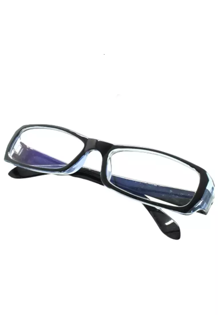 Ells Kacamata Komputer Anti Radiasi Blue Light Design Stylish Material PC ORIGINAL - Black