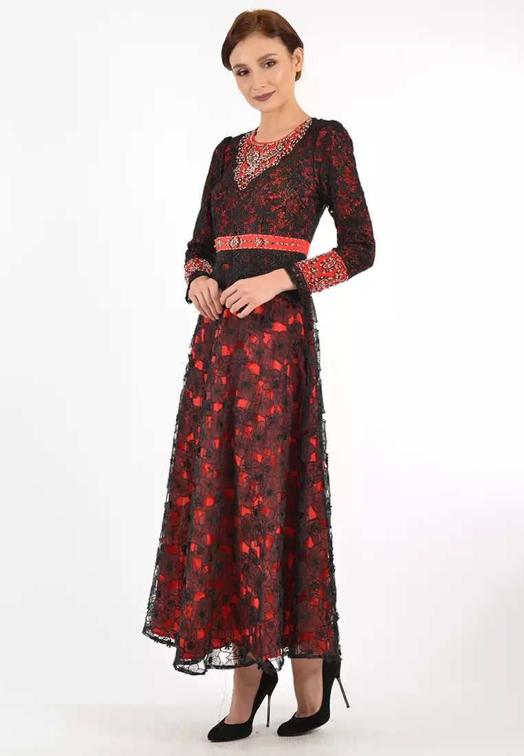 Bibiq Gamis Brokat Organza