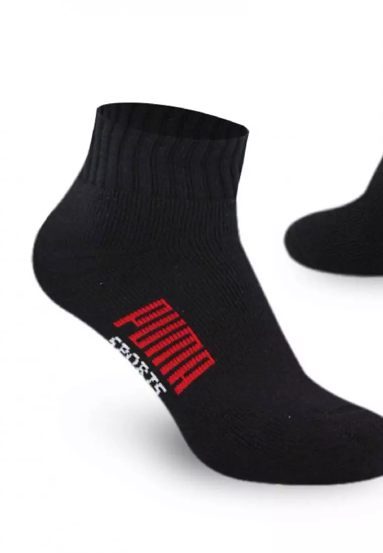 Puma Men's Cotton Thick Sports Ankle Socks 3 pairs in a pack PMSKG12