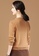 A-IN GIRLS brown Vintage Round Neck Lace Sweater F744EAA8DA21F5GS_3
