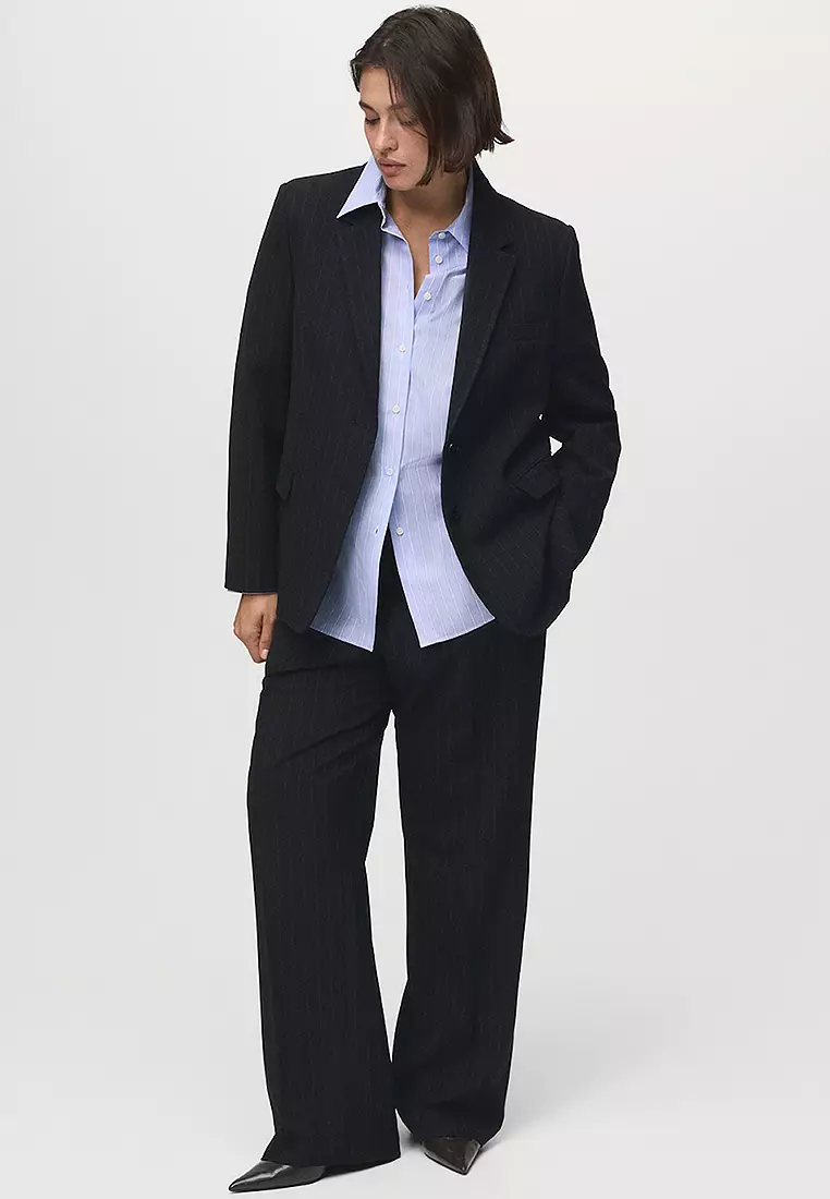Straight-Fit Suit Jacket
