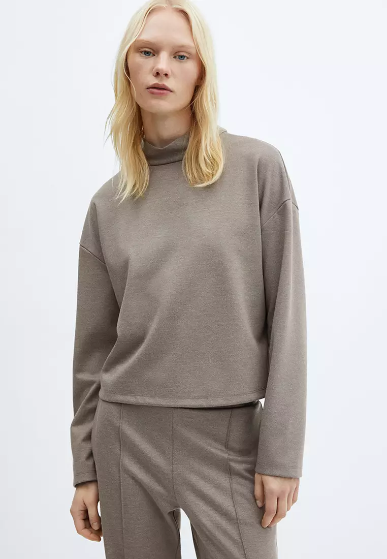Turtleneck sweatshirt sales