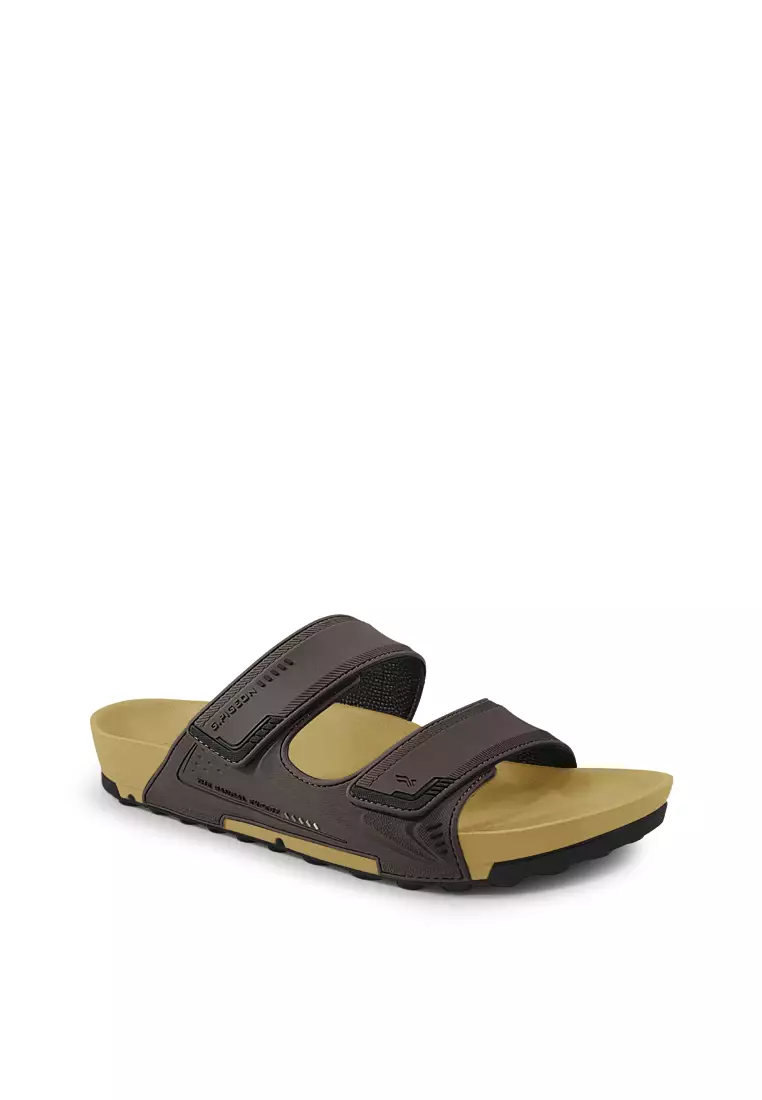 Jual Gold Pigeon Gold Pigeon Sandal Selop Pria Drainage VOID Brown