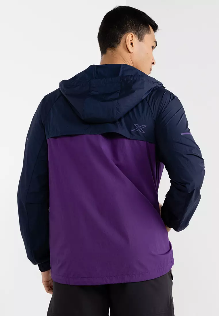 Purple hotsell windbreaker mens