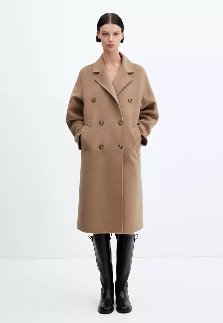 Wool best sale coat mango