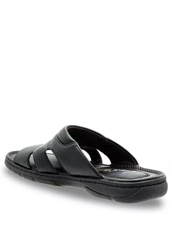 Slip On Faux Leather Classic Casual Sandals