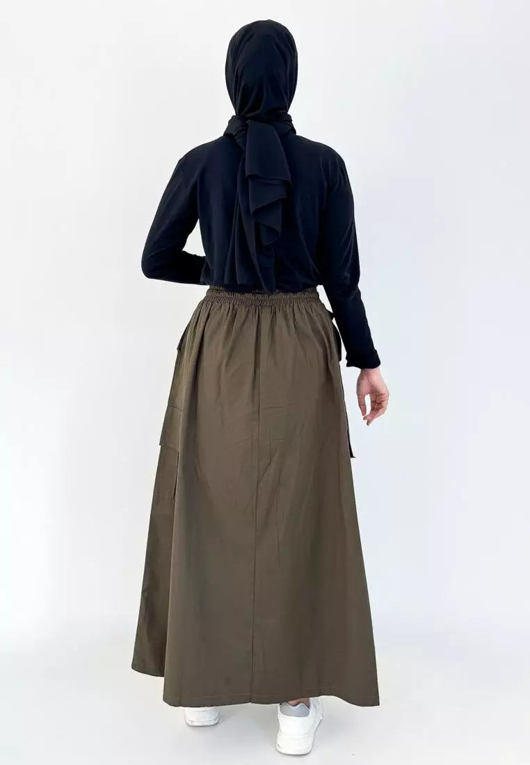 Fiona Skirt - Rok Basic Kargo (Army)