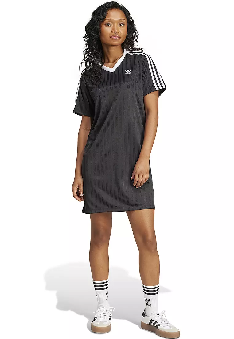 Adicolor Football Jacquard V-Neck Dress