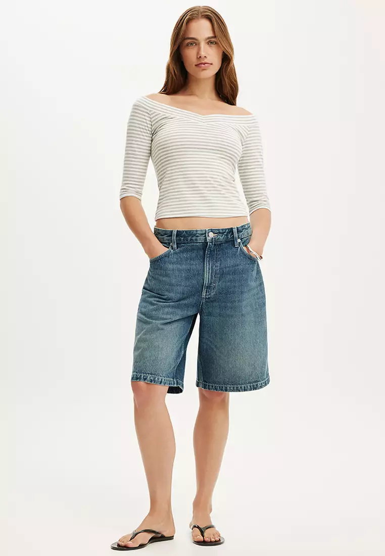 Baggy Denim Shorts