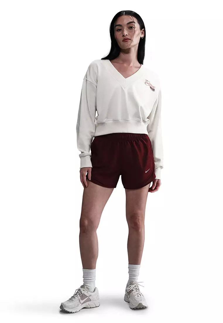 Buy Nike Women's Oversized V-Neck Cropped Top 2025 Online ZALORA