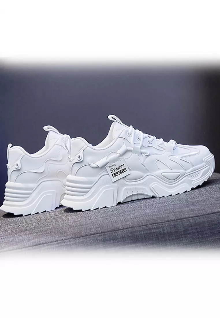 White platform sneakers near me on sale